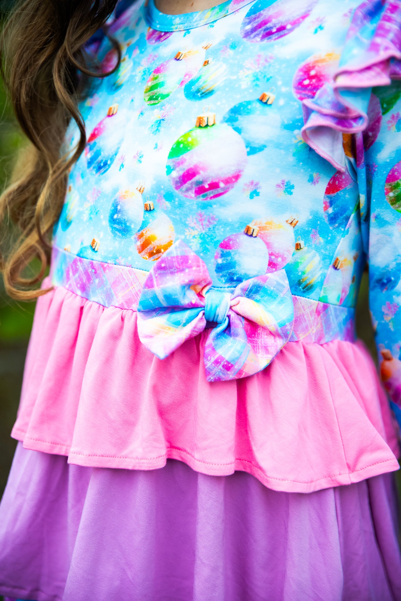 Aria Dress- Long Sleeve with Ruffles