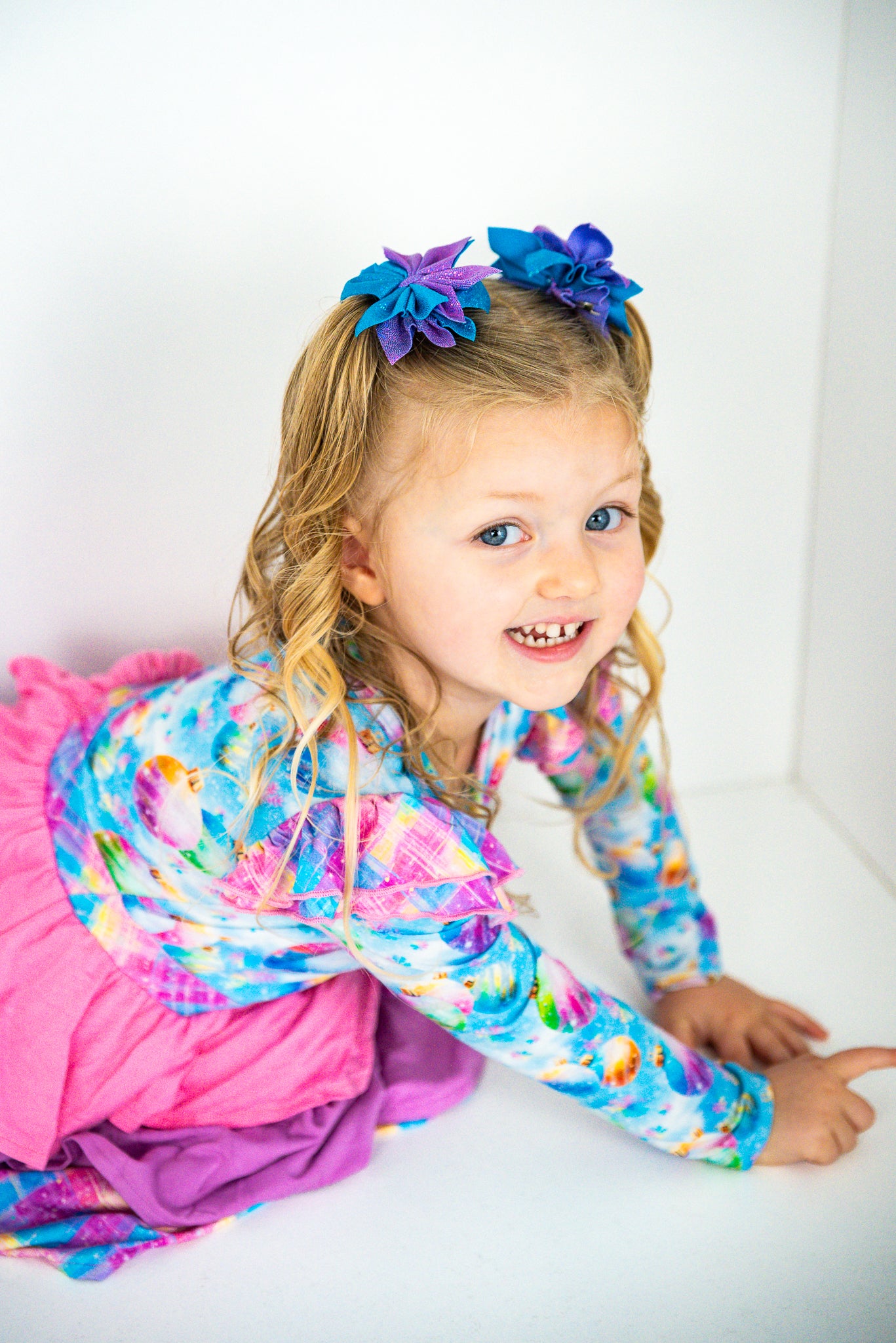 Aria Dress- Long Sleeve with Ruffles