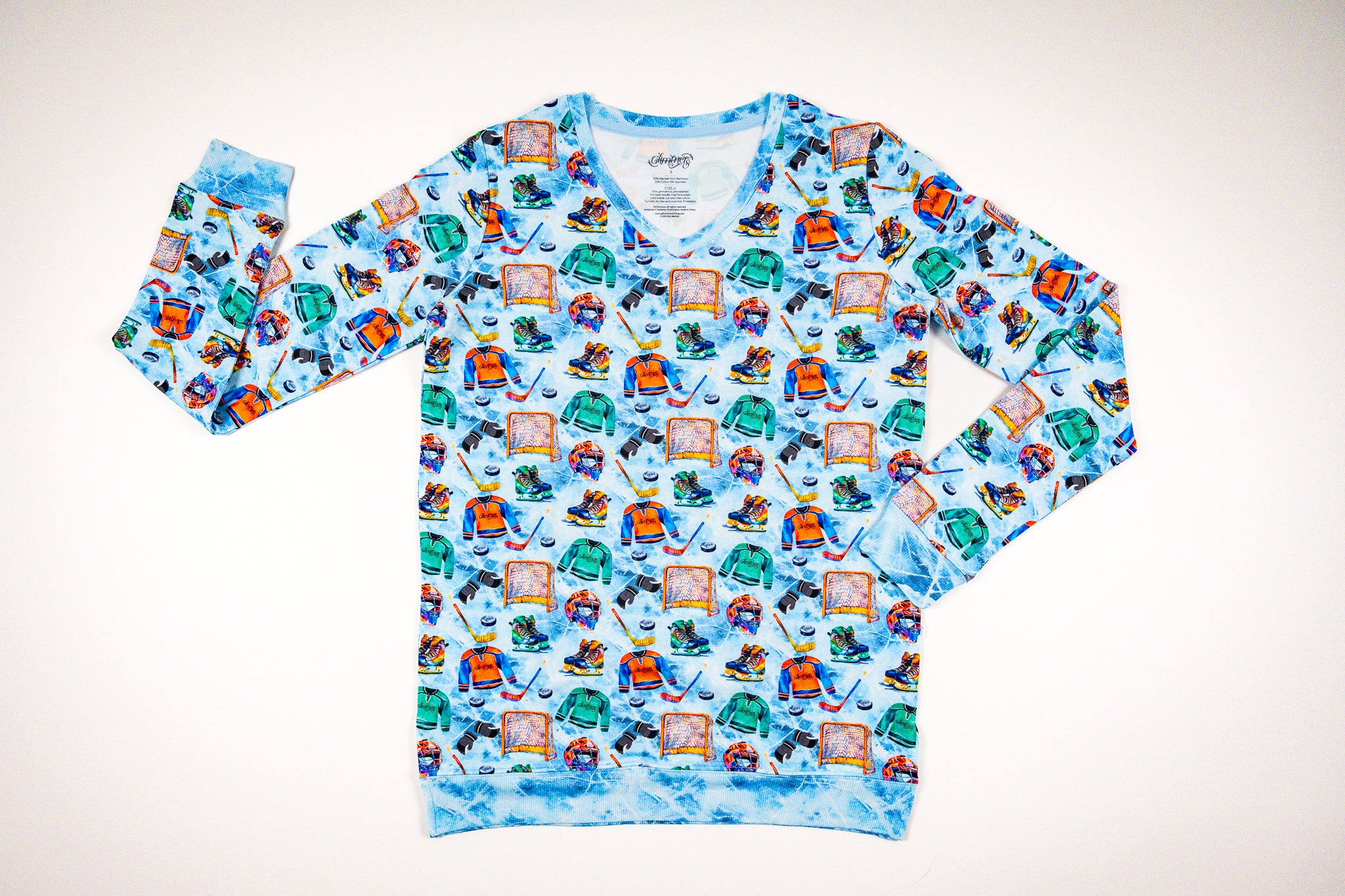 V-Neck French Terry Shirt