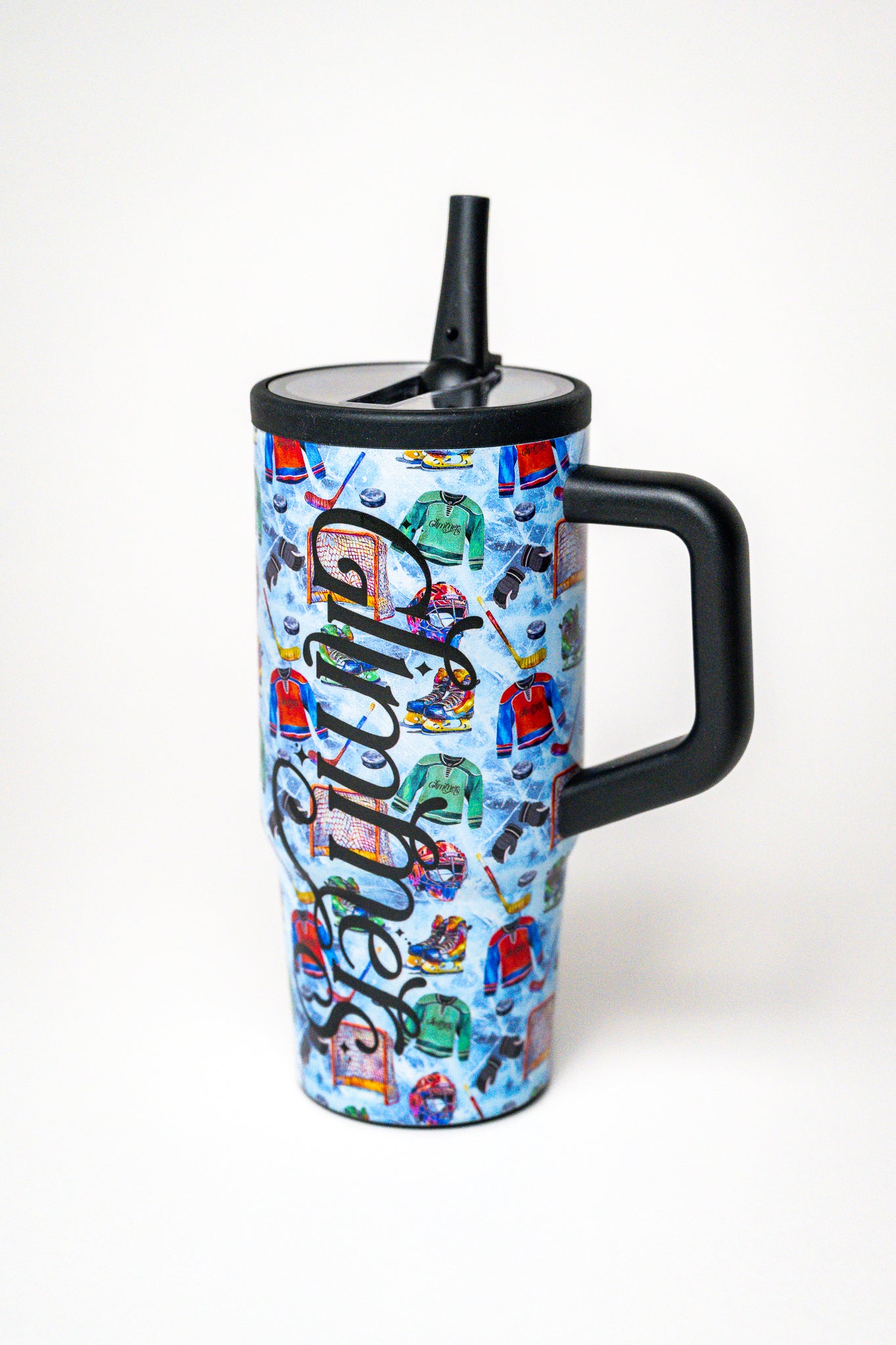 24 oz Stainless Steel Frozen Faceoff Tumbler