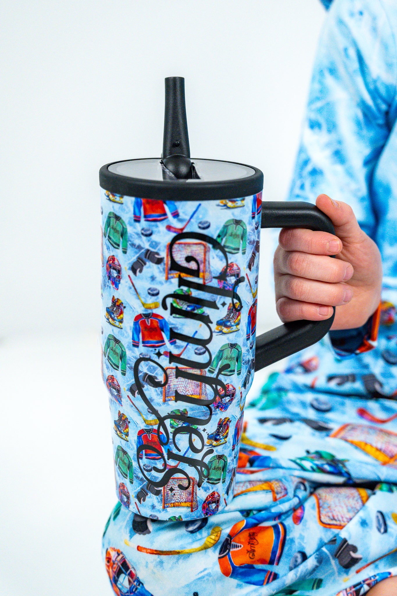 24 oz Stainless Steel Frozen Faceoff Tumbler