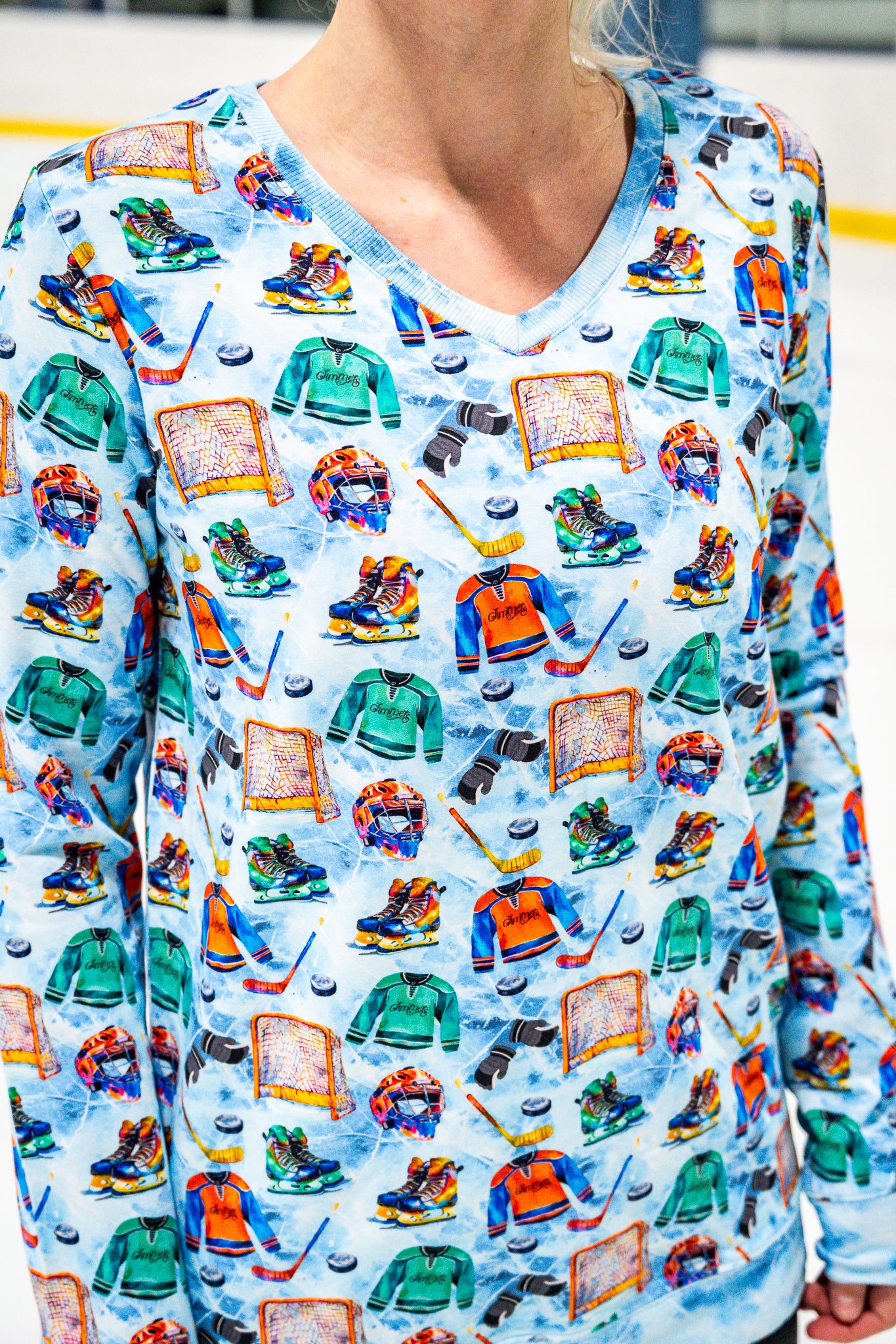 V-Neck French Terry Shirt