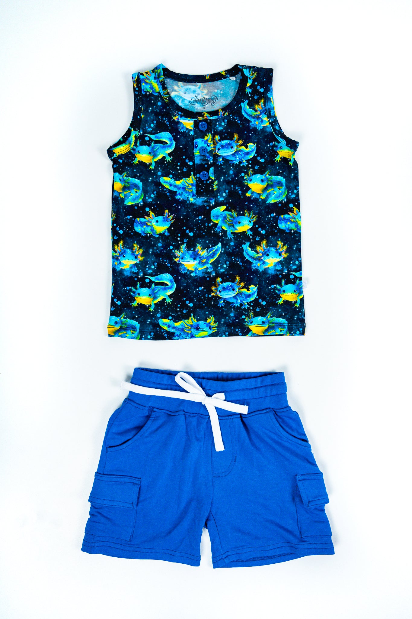 Tank Top & Cargo Shorts Set