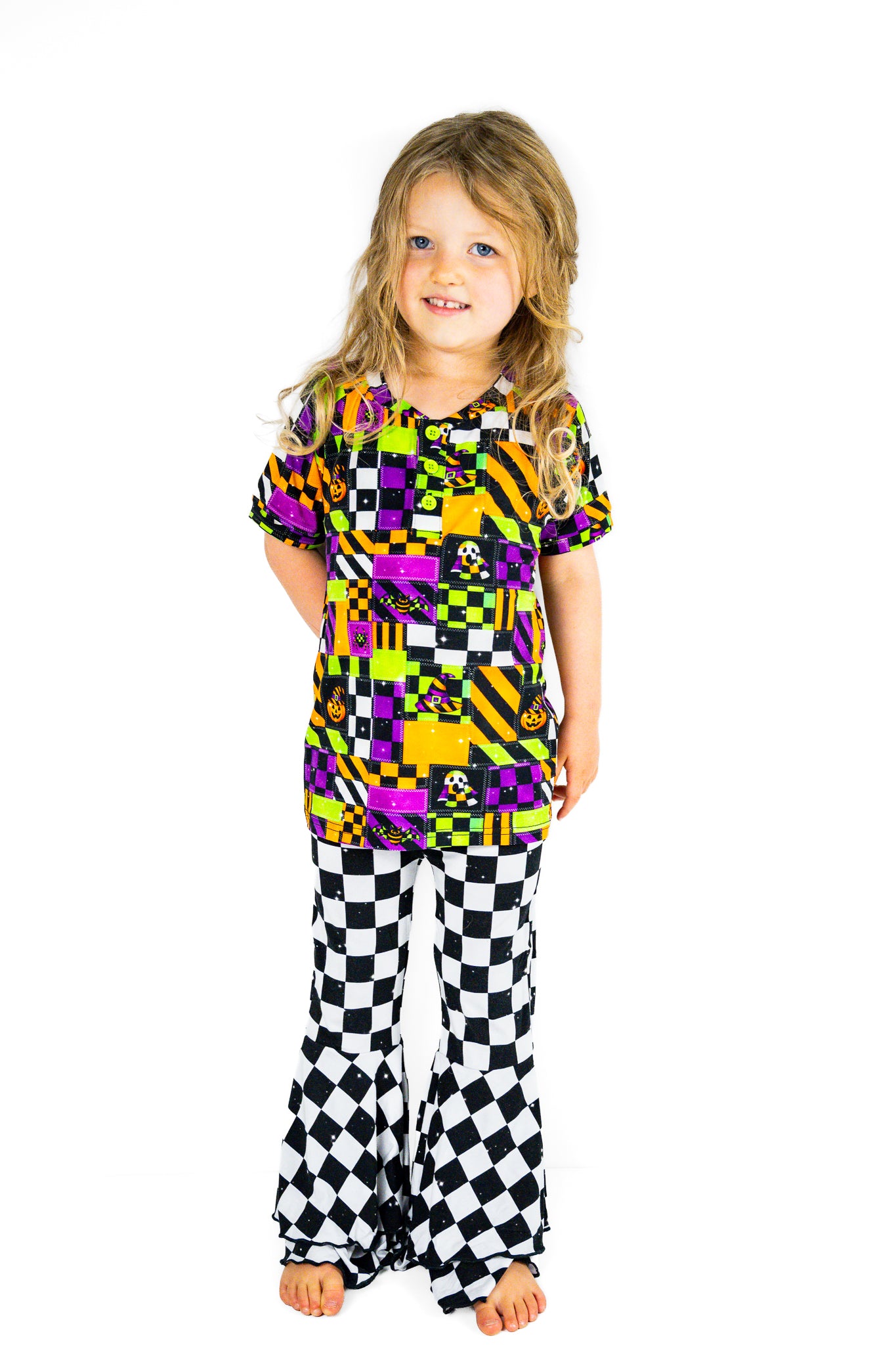 Double Ruffle Flare Leg