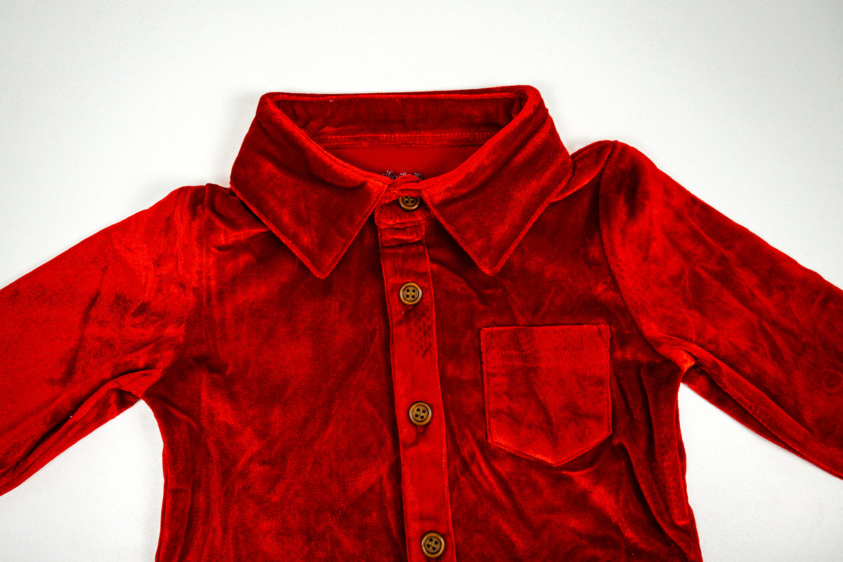 Festive Fairytale Crushed Velvet Shirt