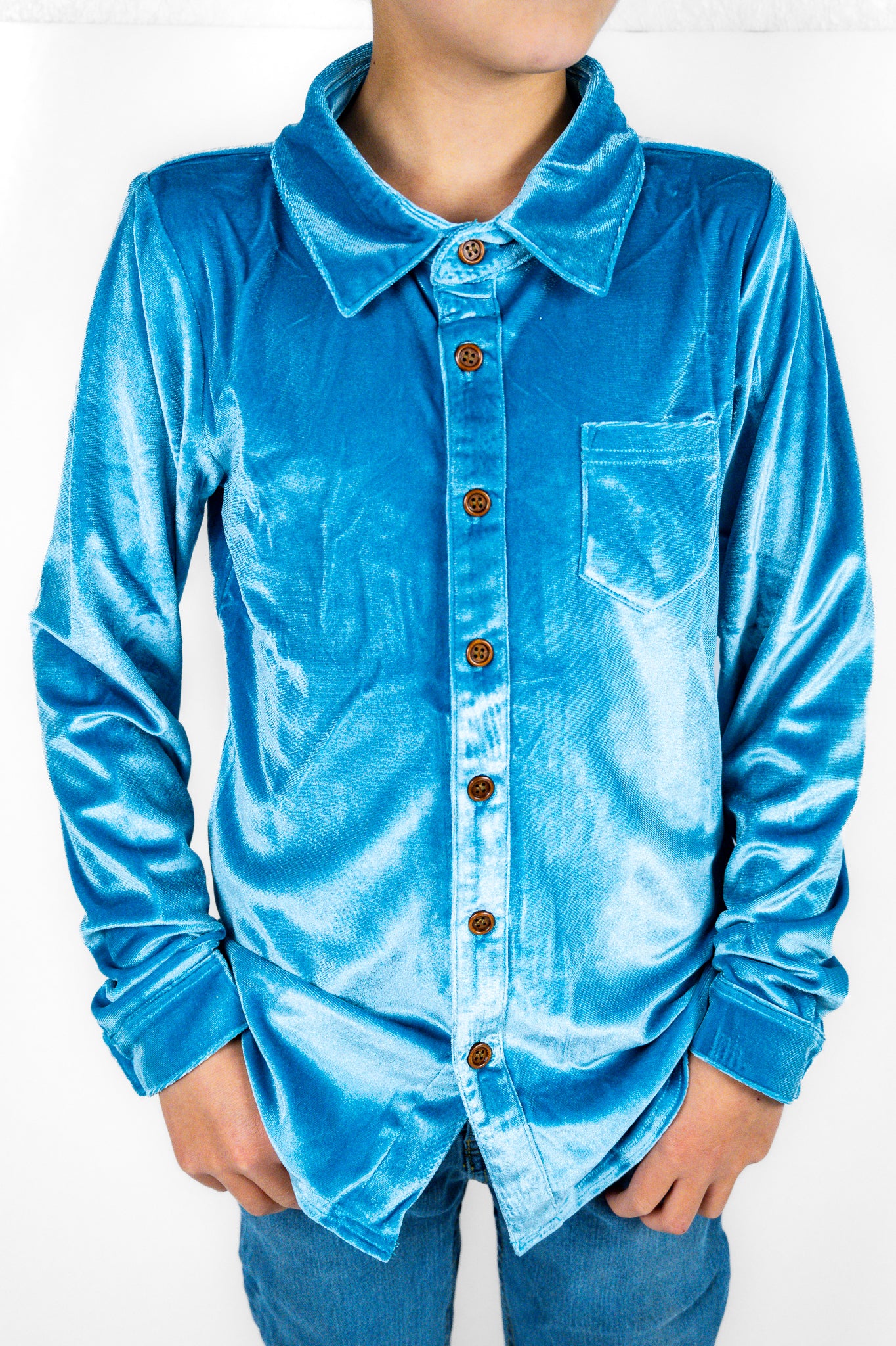 Festive Fairytale Crushed Velvet Shirt