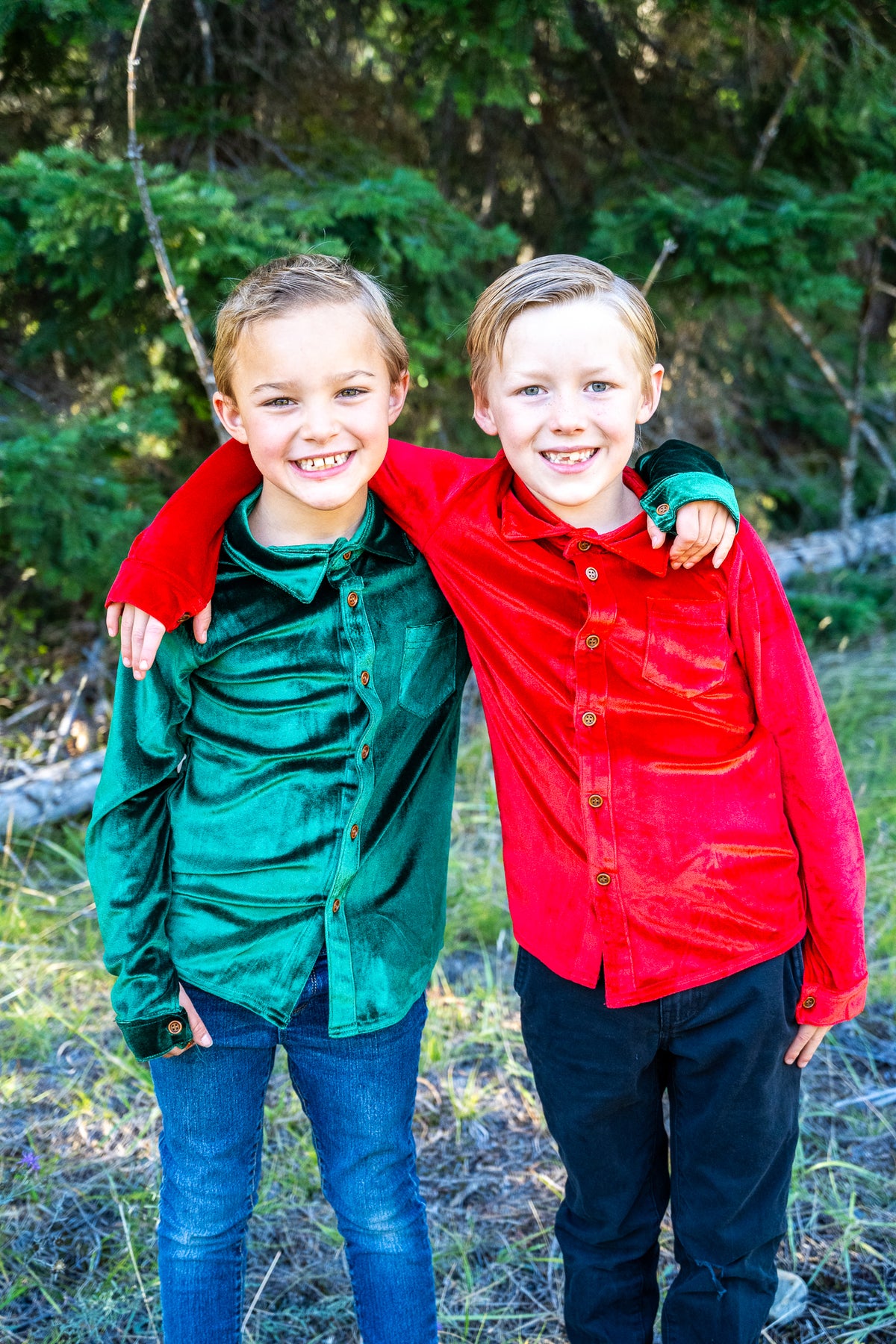 Festive Fairytale Crushed Velvet Shirt