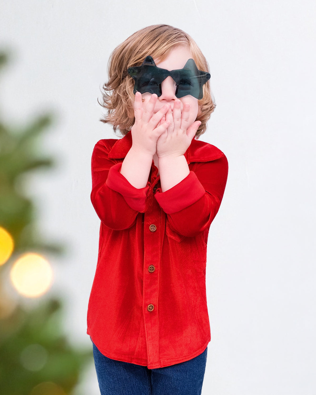 Festive Fairytale Crushed Velvet Shirt