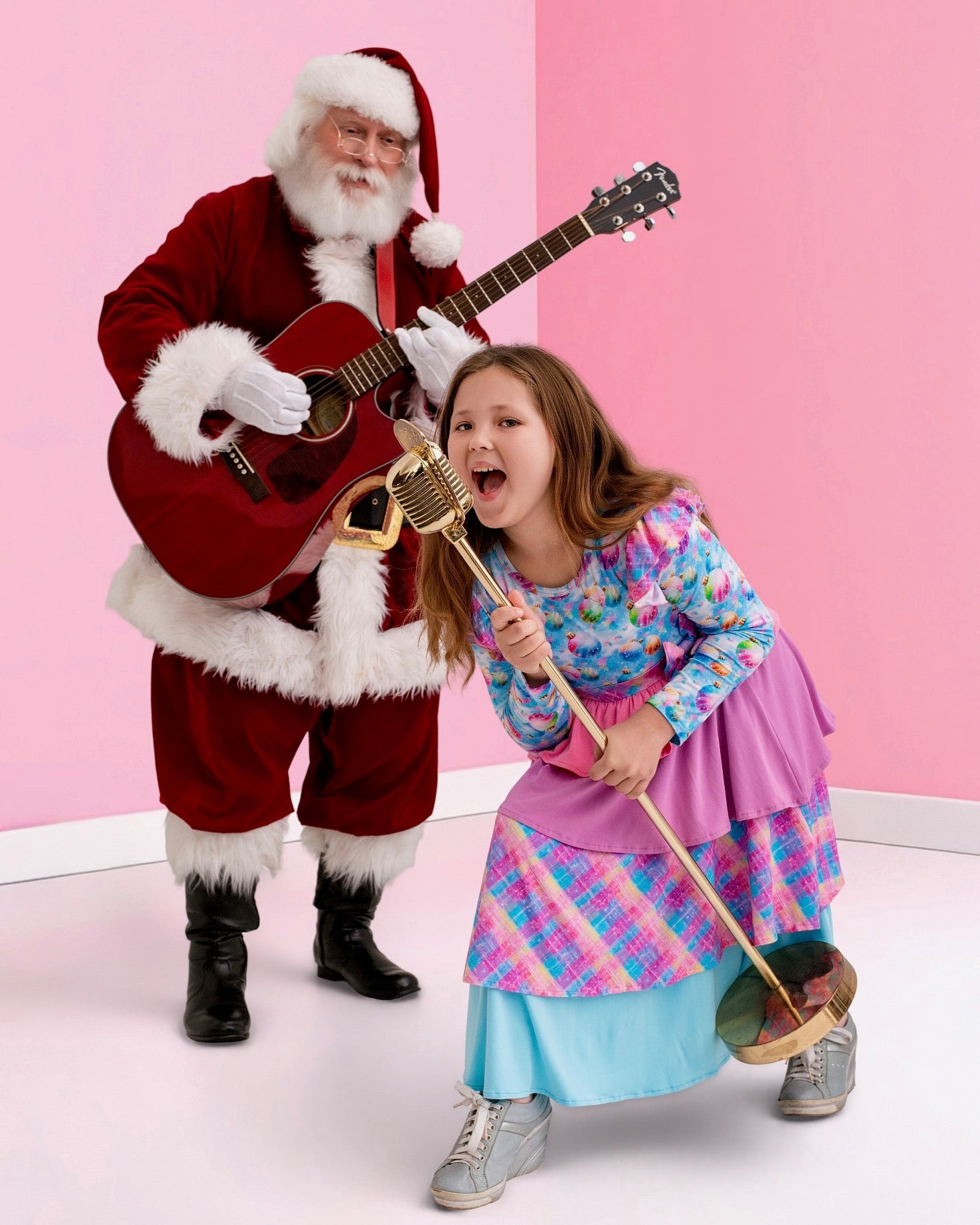 Aria Dress- Long Sleeve with Ruffles