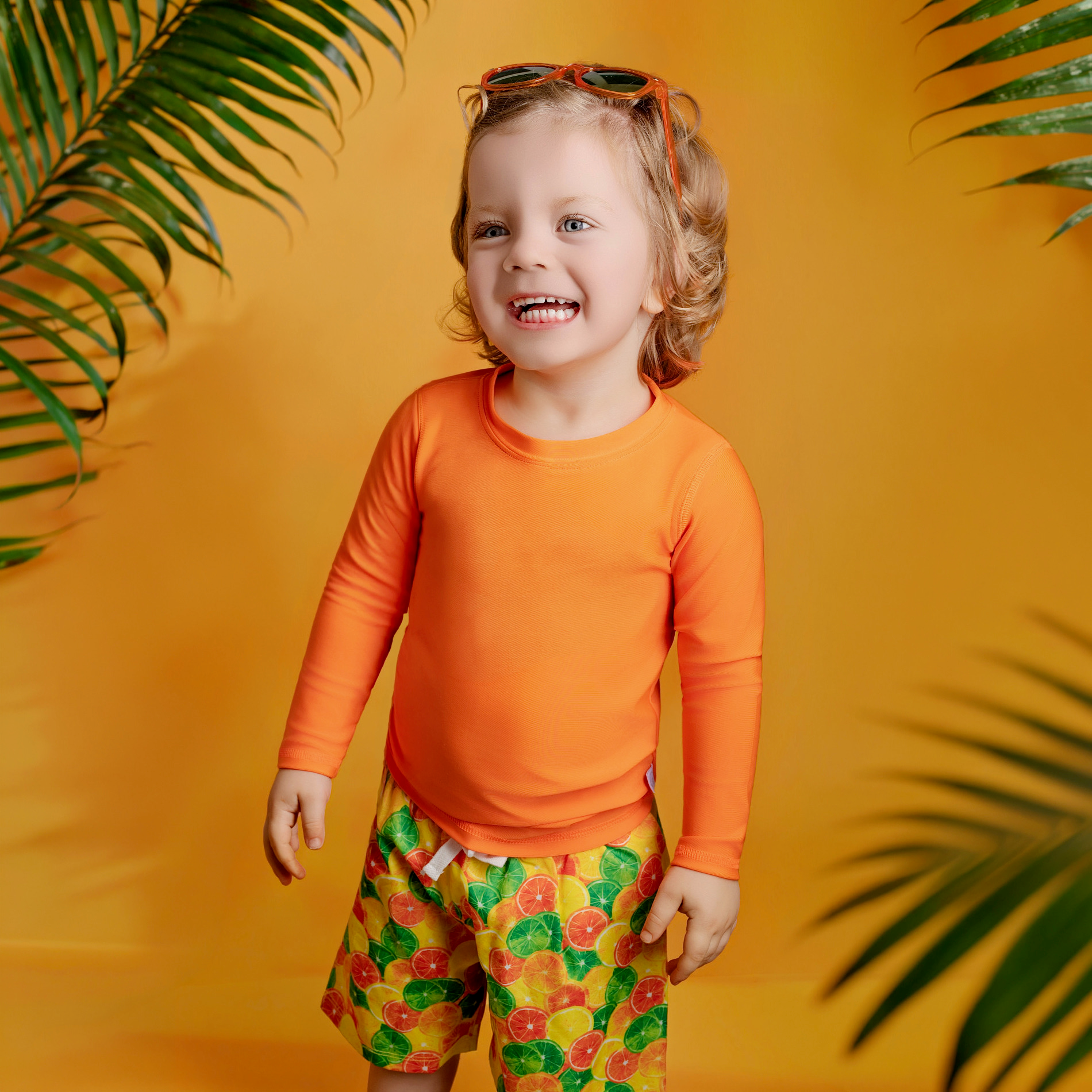 Rash-guard and Swim Trunks