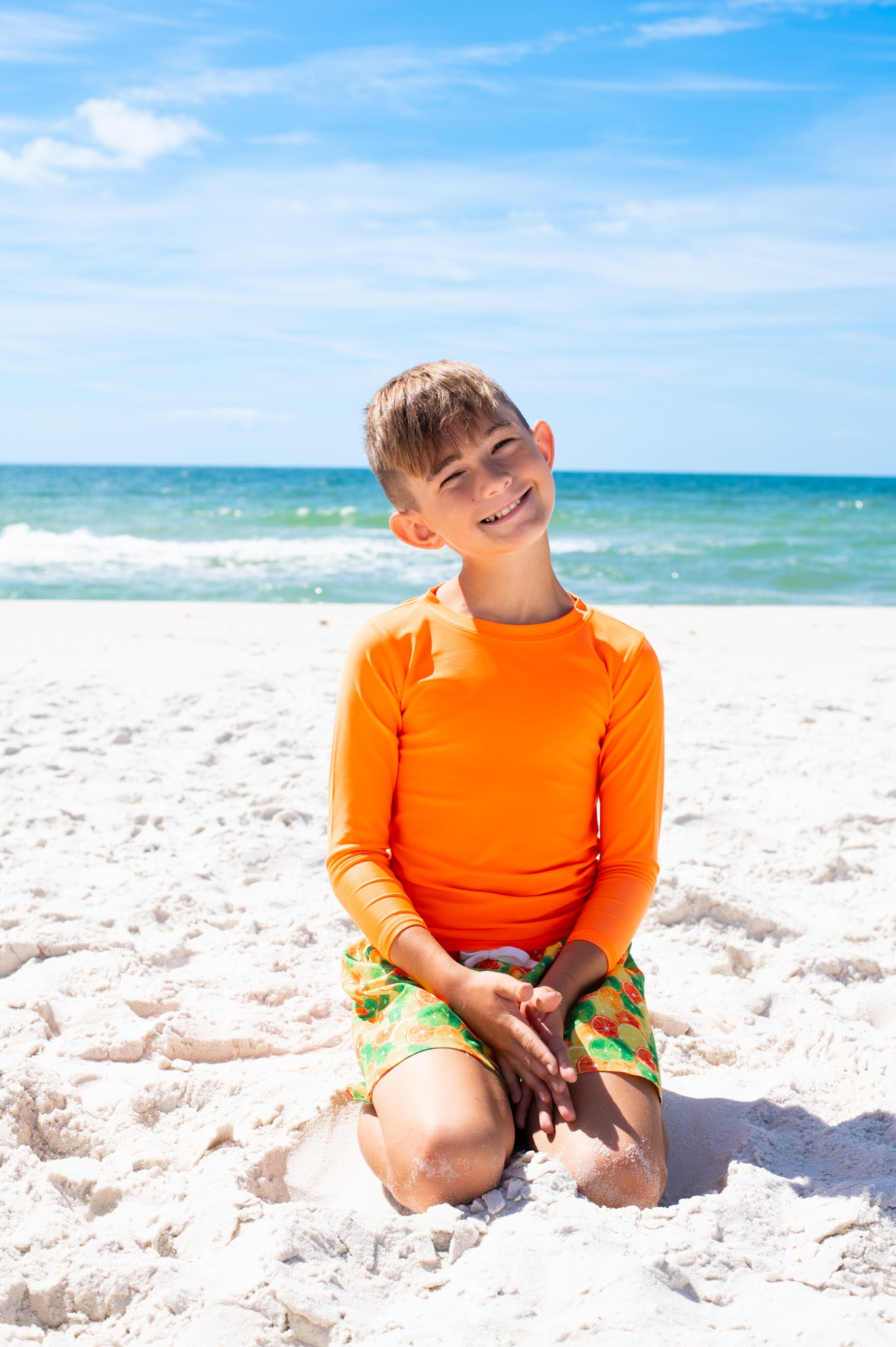 Rash-guard and Swim Trunks