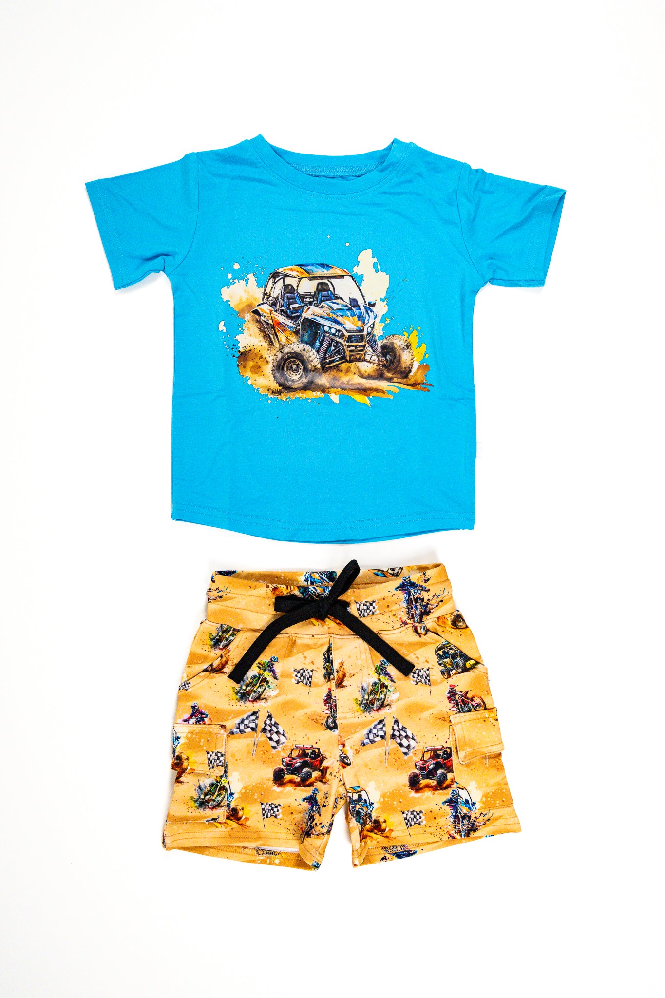 *New Style T-Shirt & Cargo Shorts Set