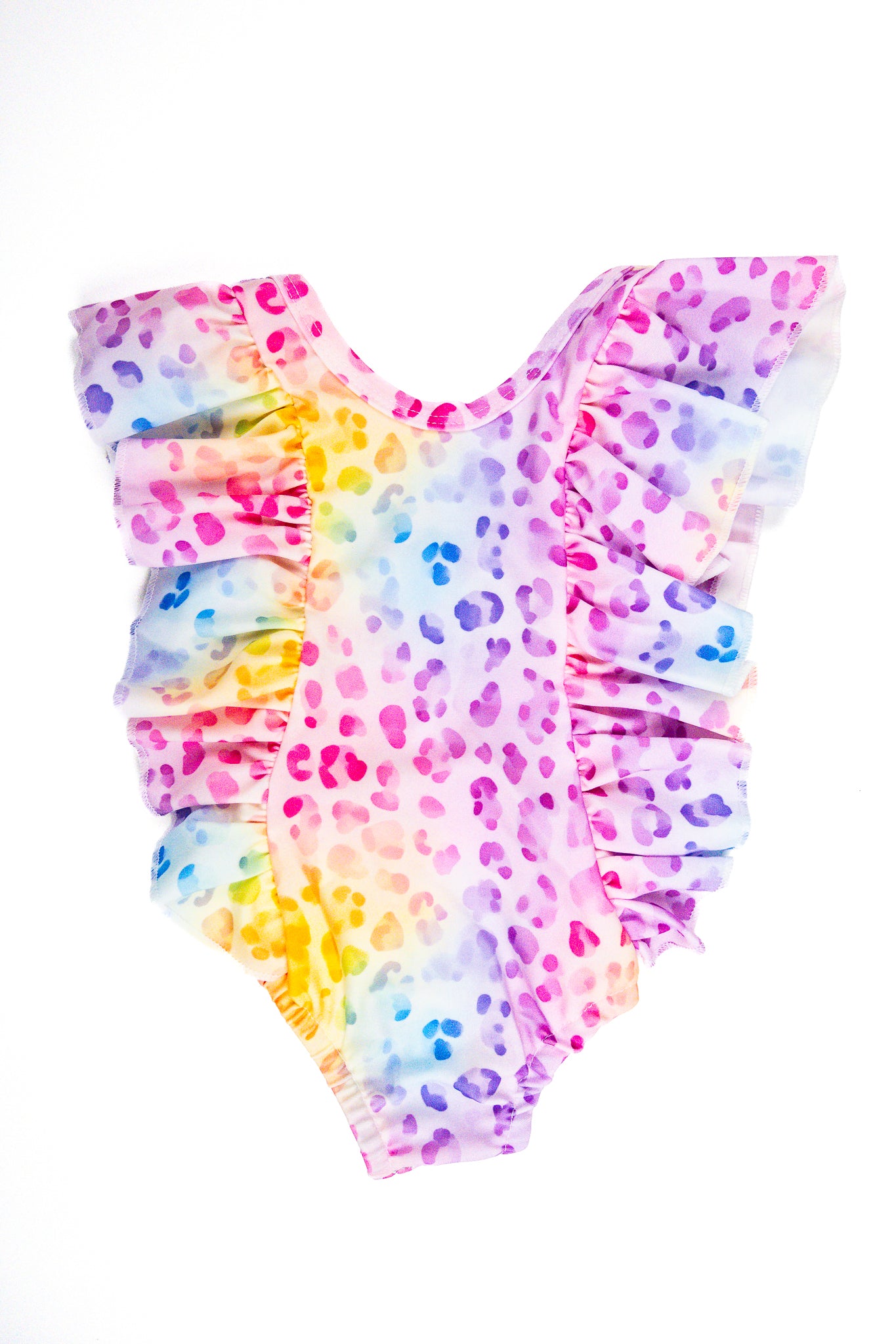 Ruffle Swim Suit with Bow