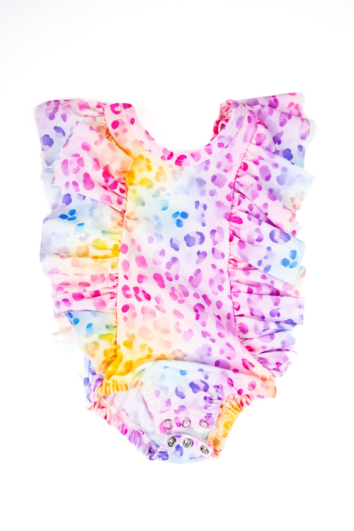 Ruffle Swim Suit with Bow
