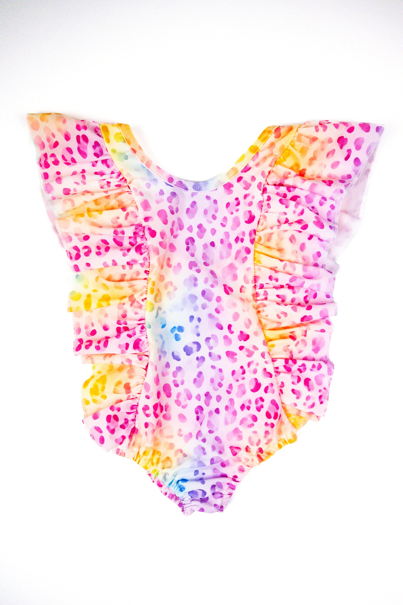 Ruffle Swim Suit with Bow