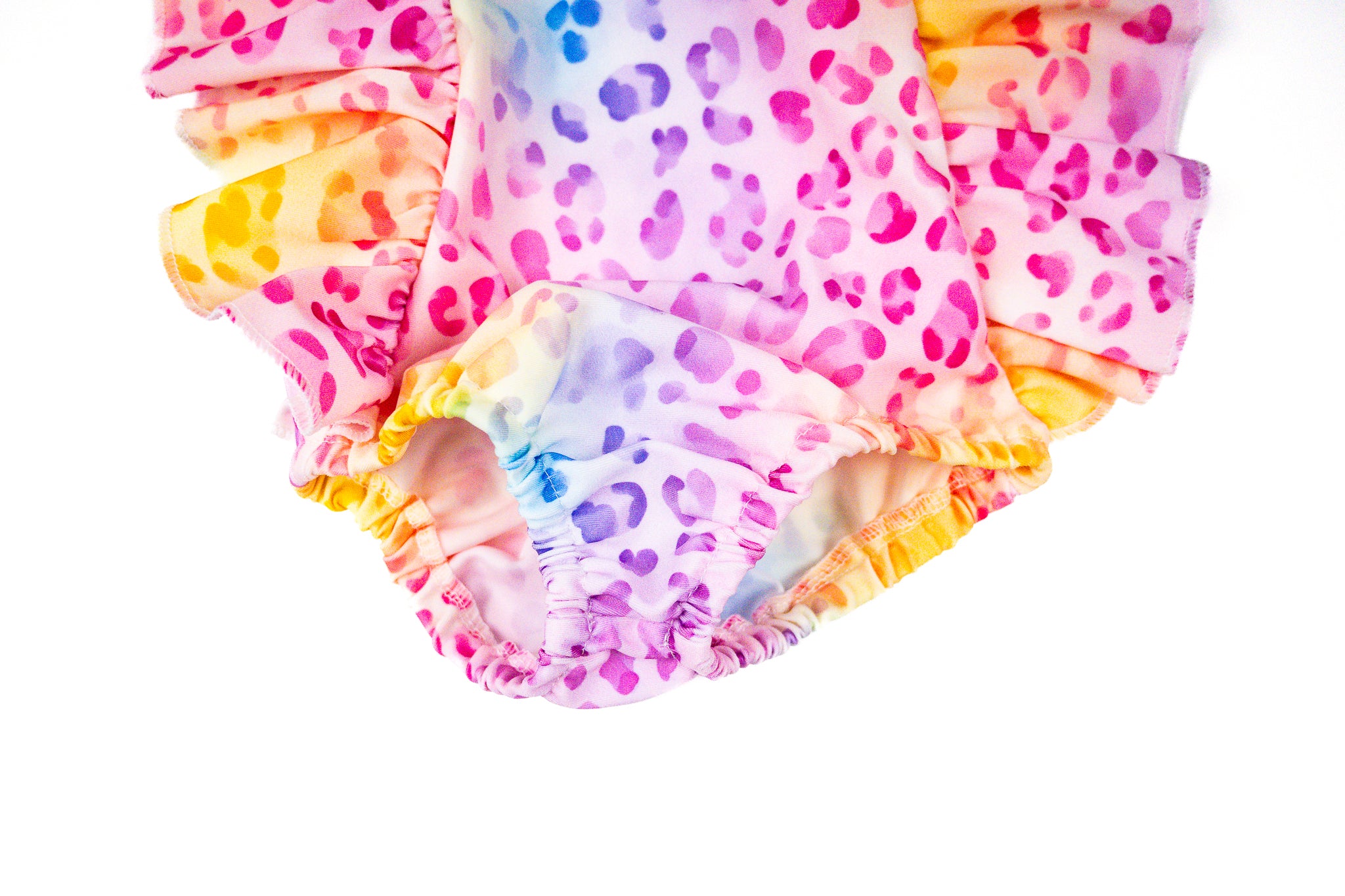 Ruffle Swim Suit with Bow