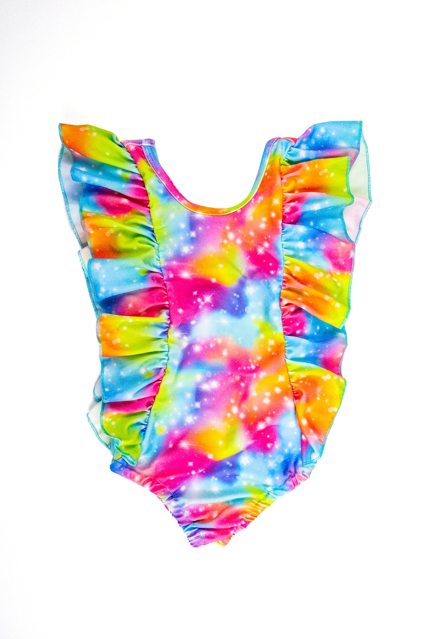 Ruffle Swim Suit with Bow