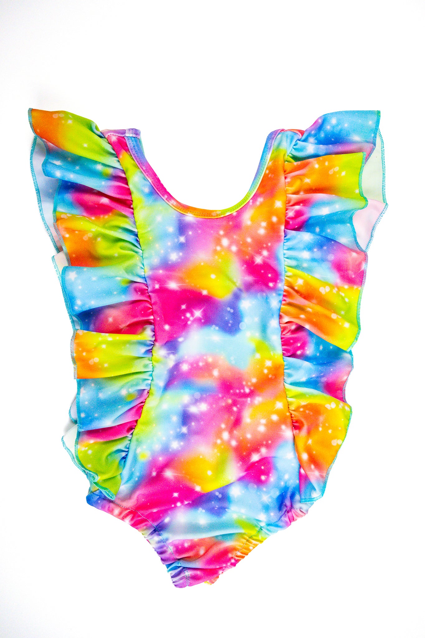 Ruffle Swim Suit with Bow
