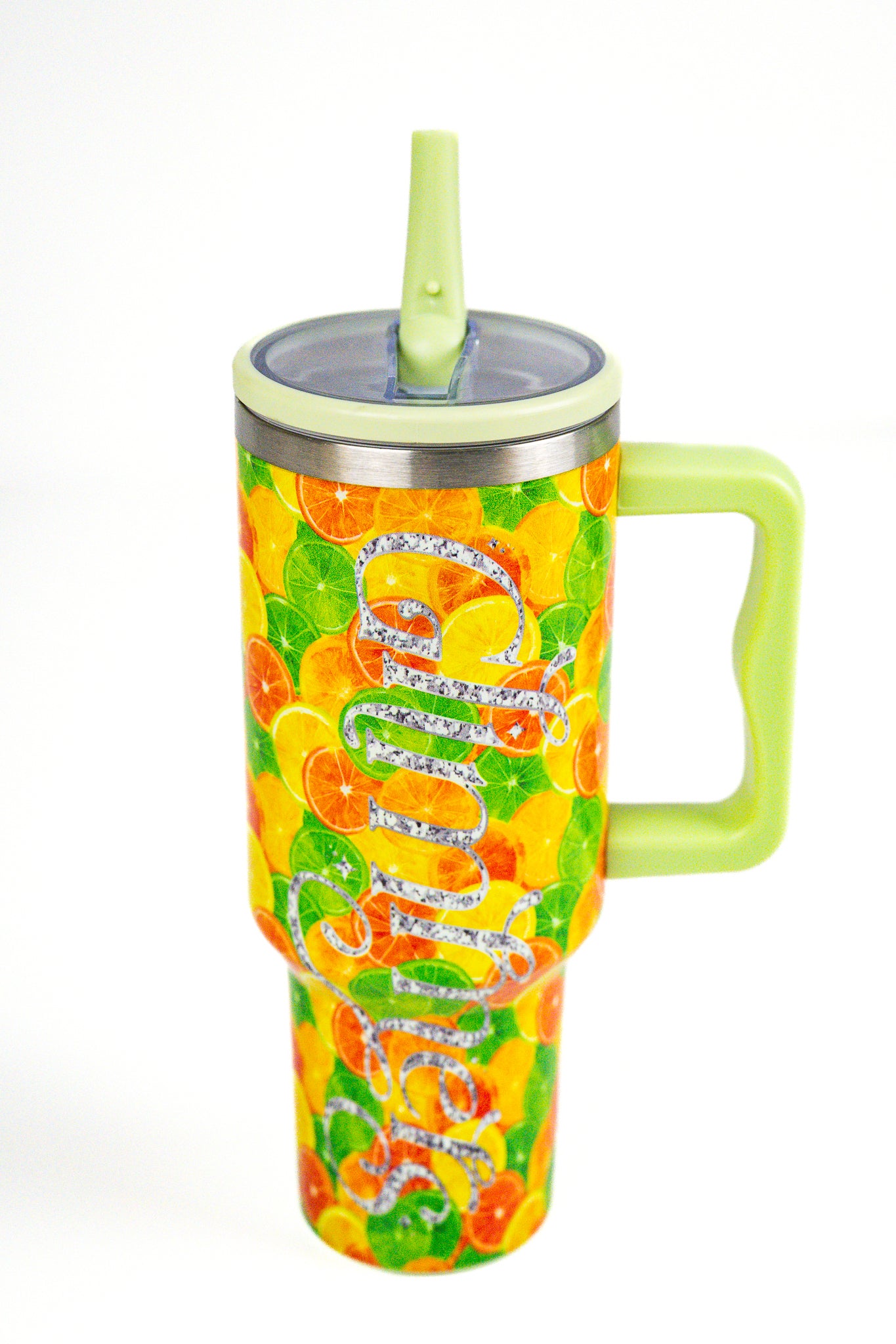 40 oz Stainless Steel Silly Citrus