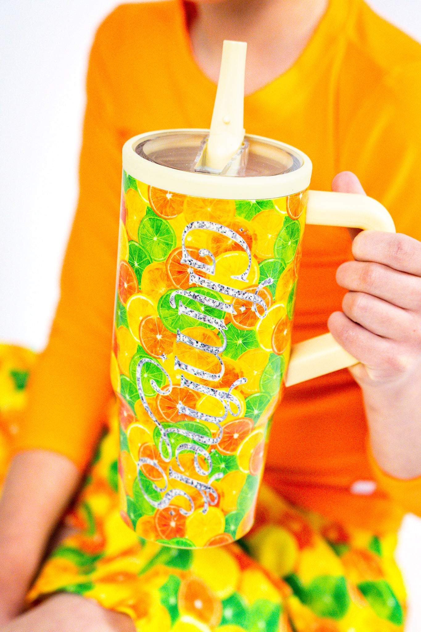 24 oz Stainless Steel Silly Citrus