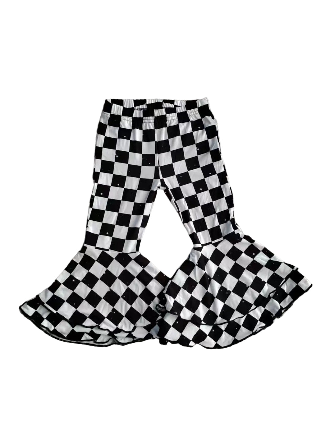 Double Ruffle Flare Leg