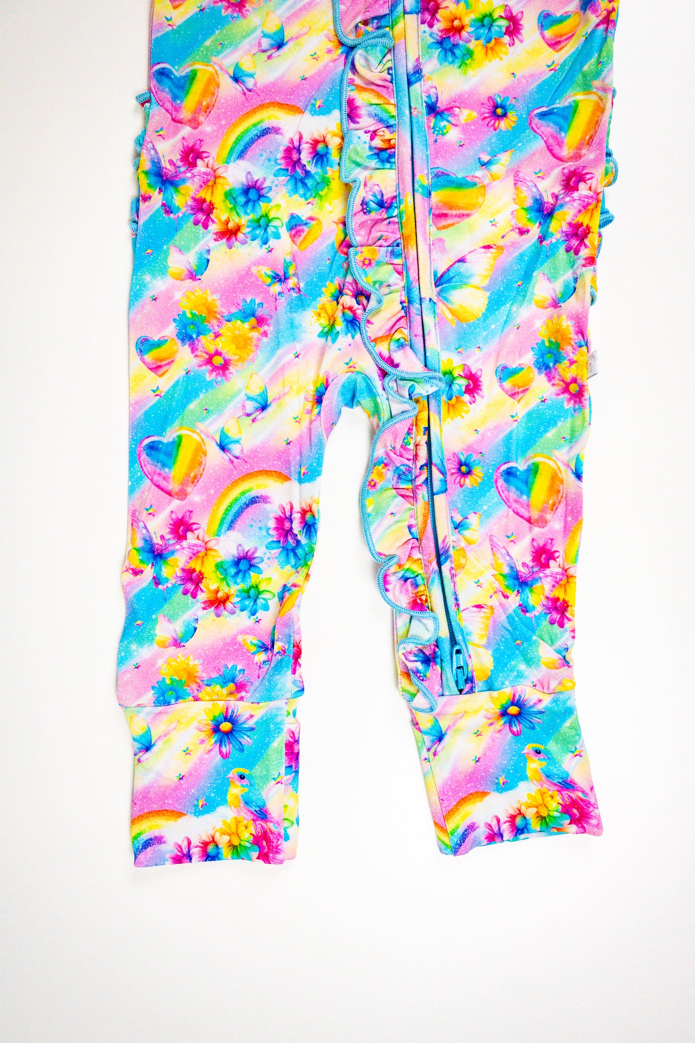 Long Sleeve Flutter Ruffle Romper