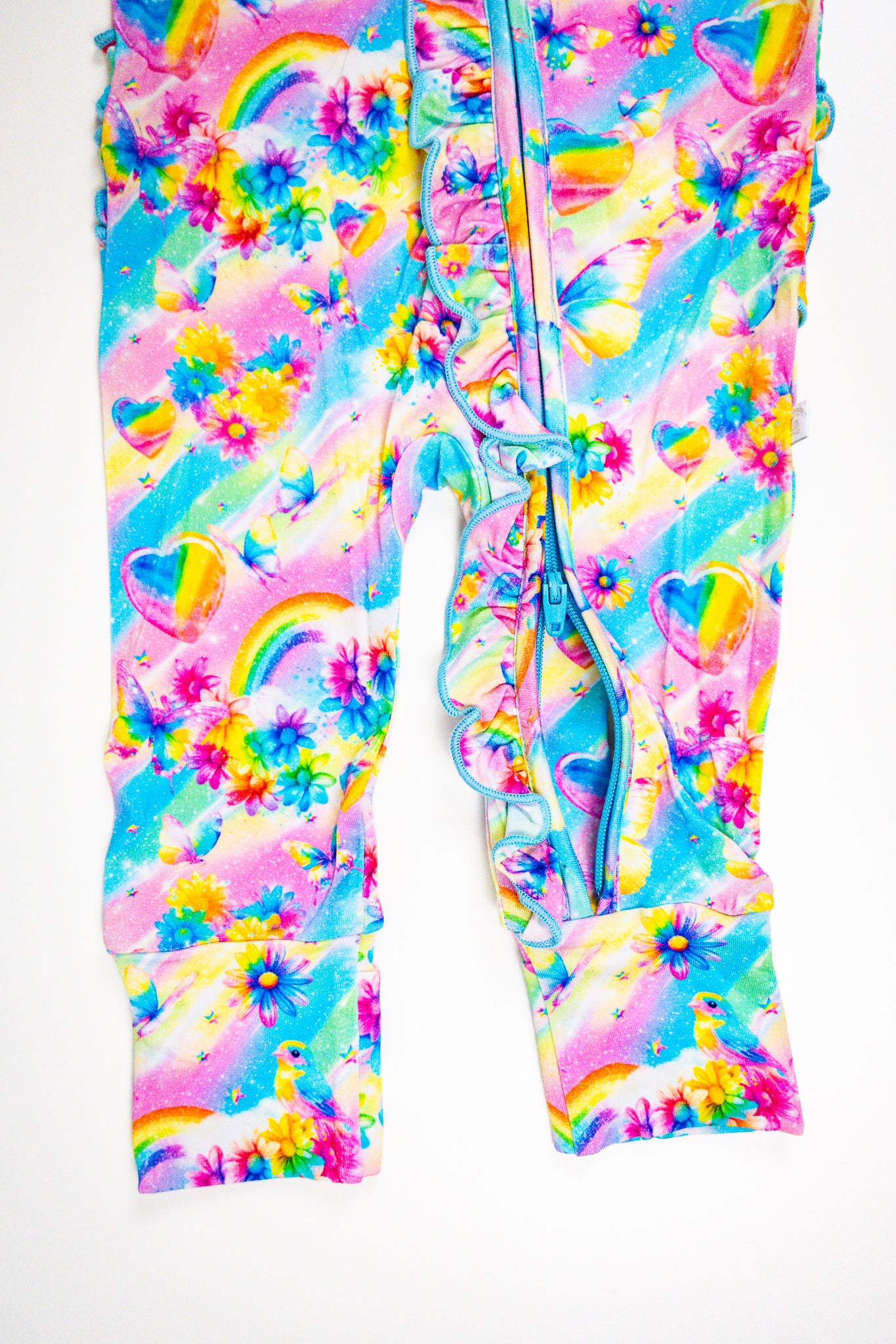 Long Sleeve Flutter Ruffle Romper