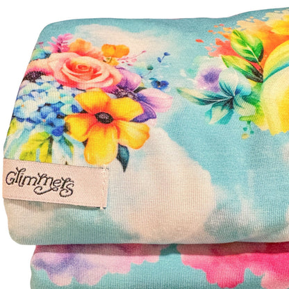 Swaddle with Headband - Rainbow Daydreams