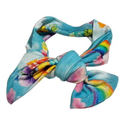 Headband with bow - Rainbow Daydreams