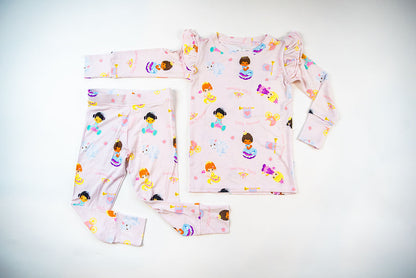Long Flutter Sleeve PJs