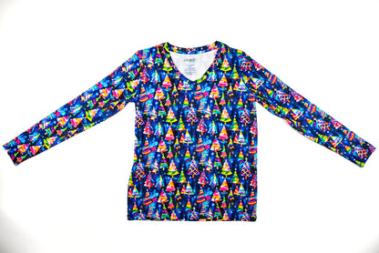 Long sleeve ladies V-Neck Shirt