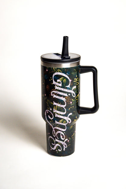 40 oz Stainless Steel Mystic Pine Tumbler
