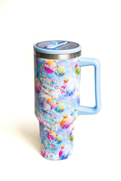 40 oz Stainless Steel Ornamental Bliss Tumbler