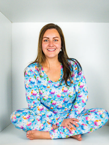 Long sleeve ladies V-Neck Shirt