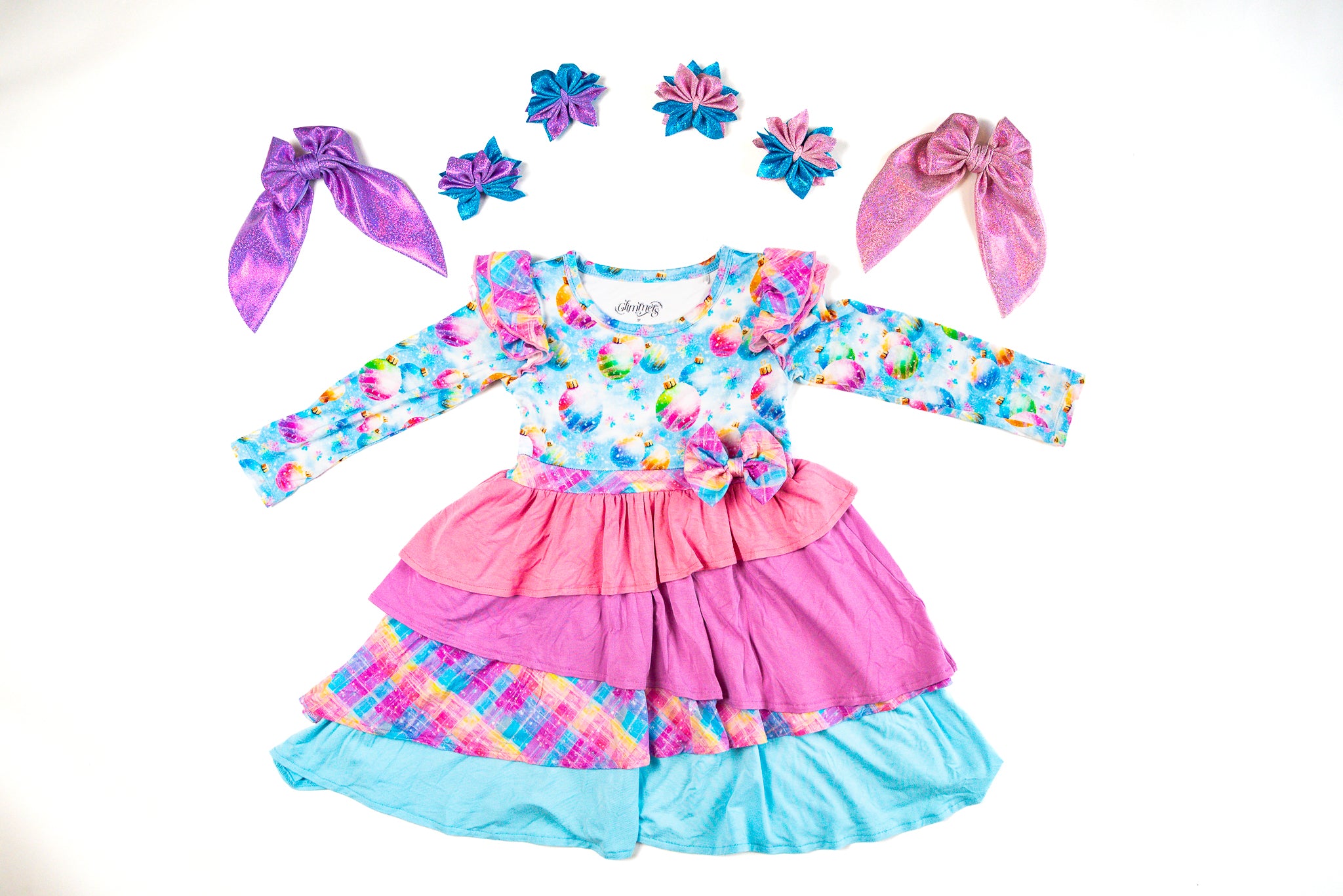 Aria Dress- Long Sleeve with Ruffles