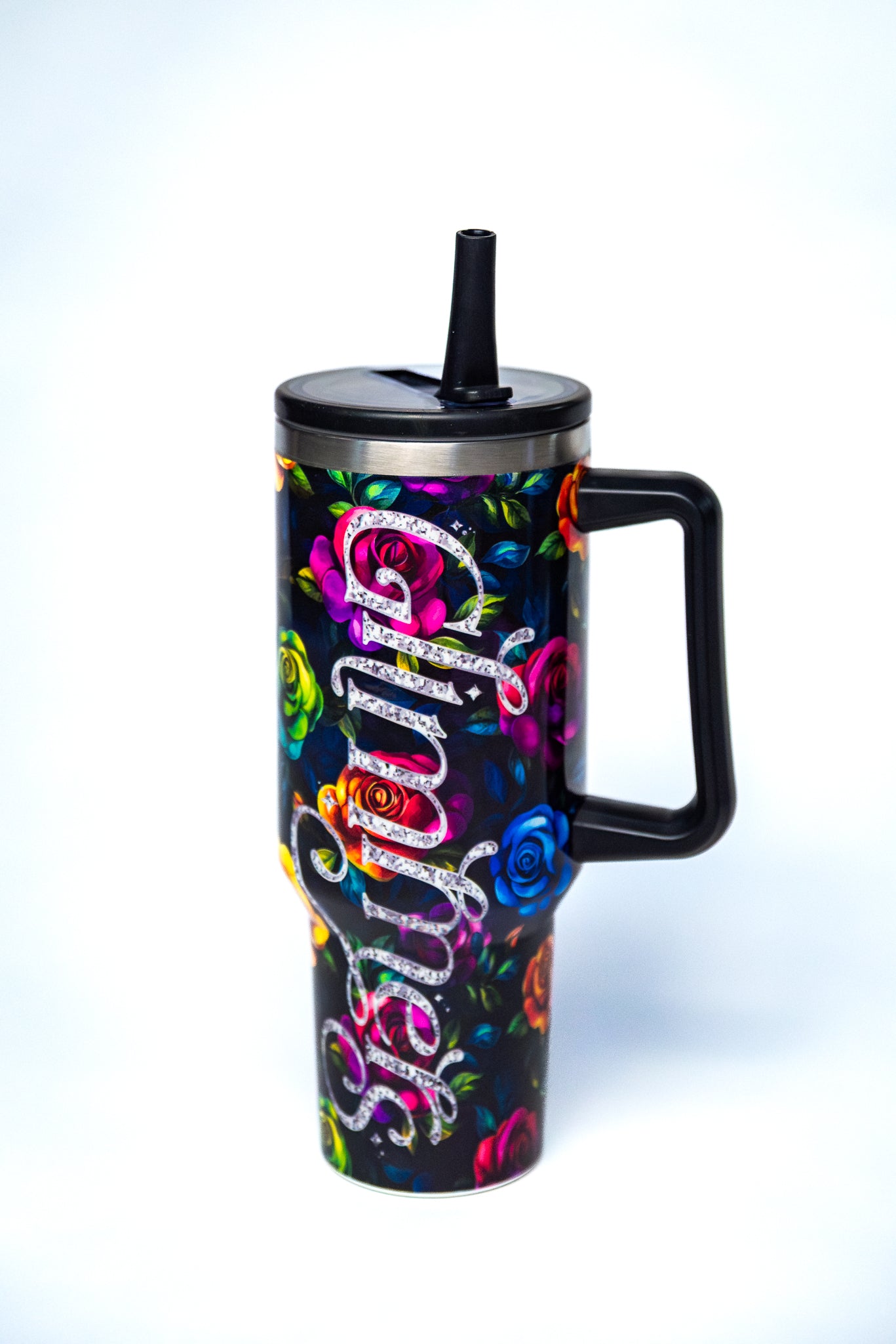 40 oz Stainless Steel Rosy Radiance