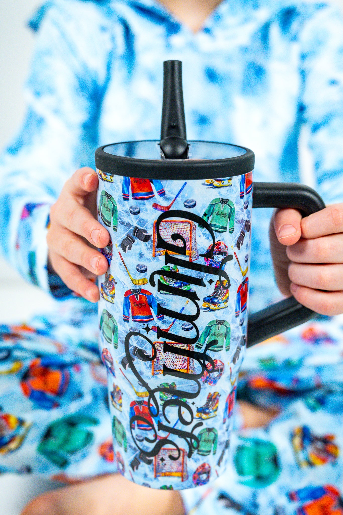 24 oz Stainless Steel Frozen Faceoff Tumbler