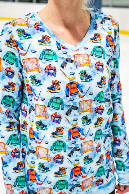 V-Neck French Terry Shirt