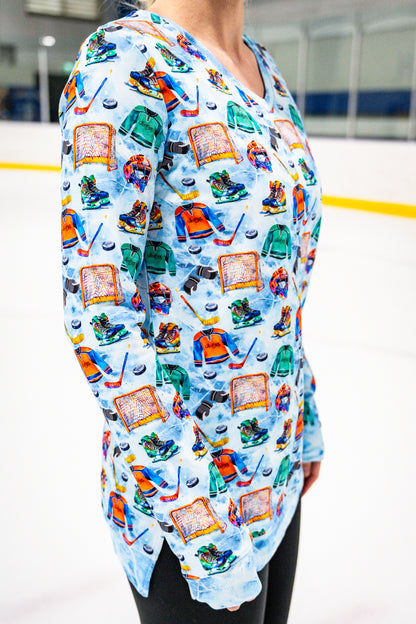 V-Neck French Terry Shirt