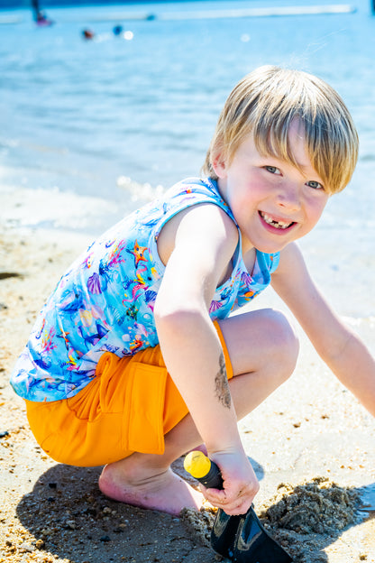 Tank Top & Cargo Shorts Set