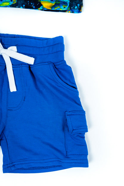 Tank Top & Cargo Shorts Set