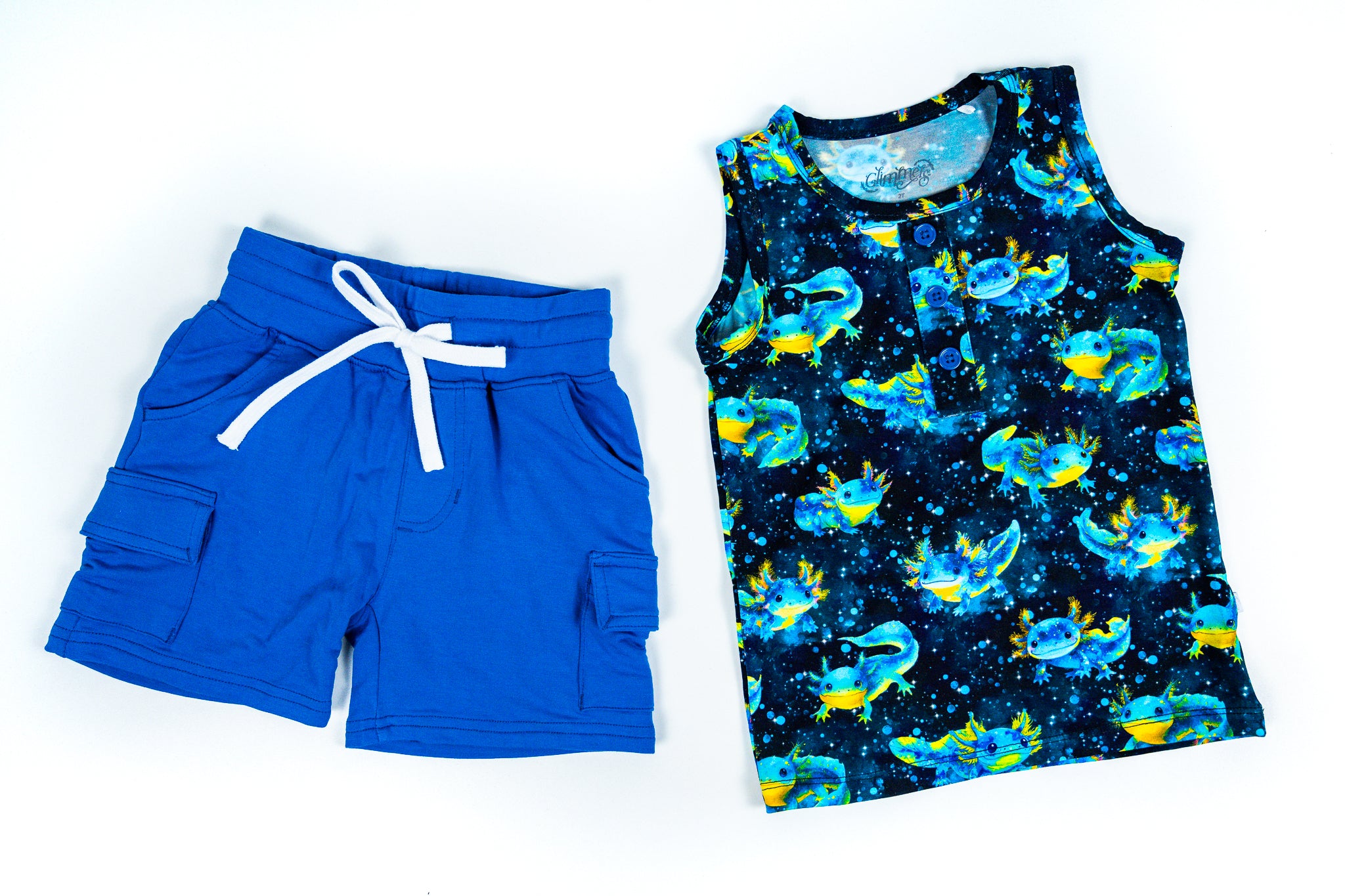 Tank Top & Cargo Shorts Set