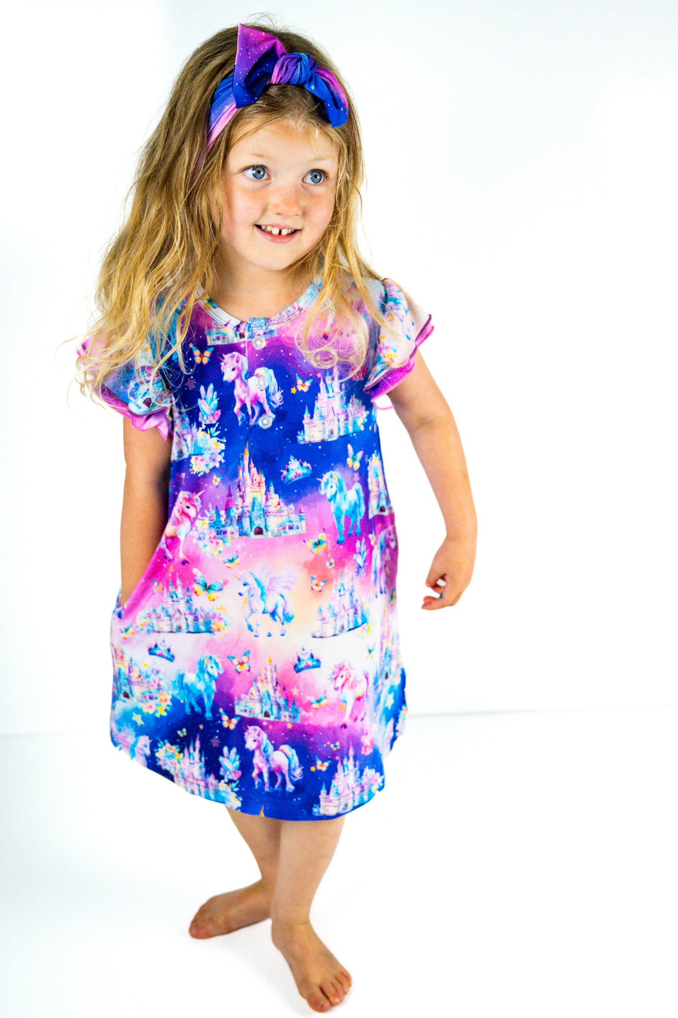 Flutter Sleeve Gown