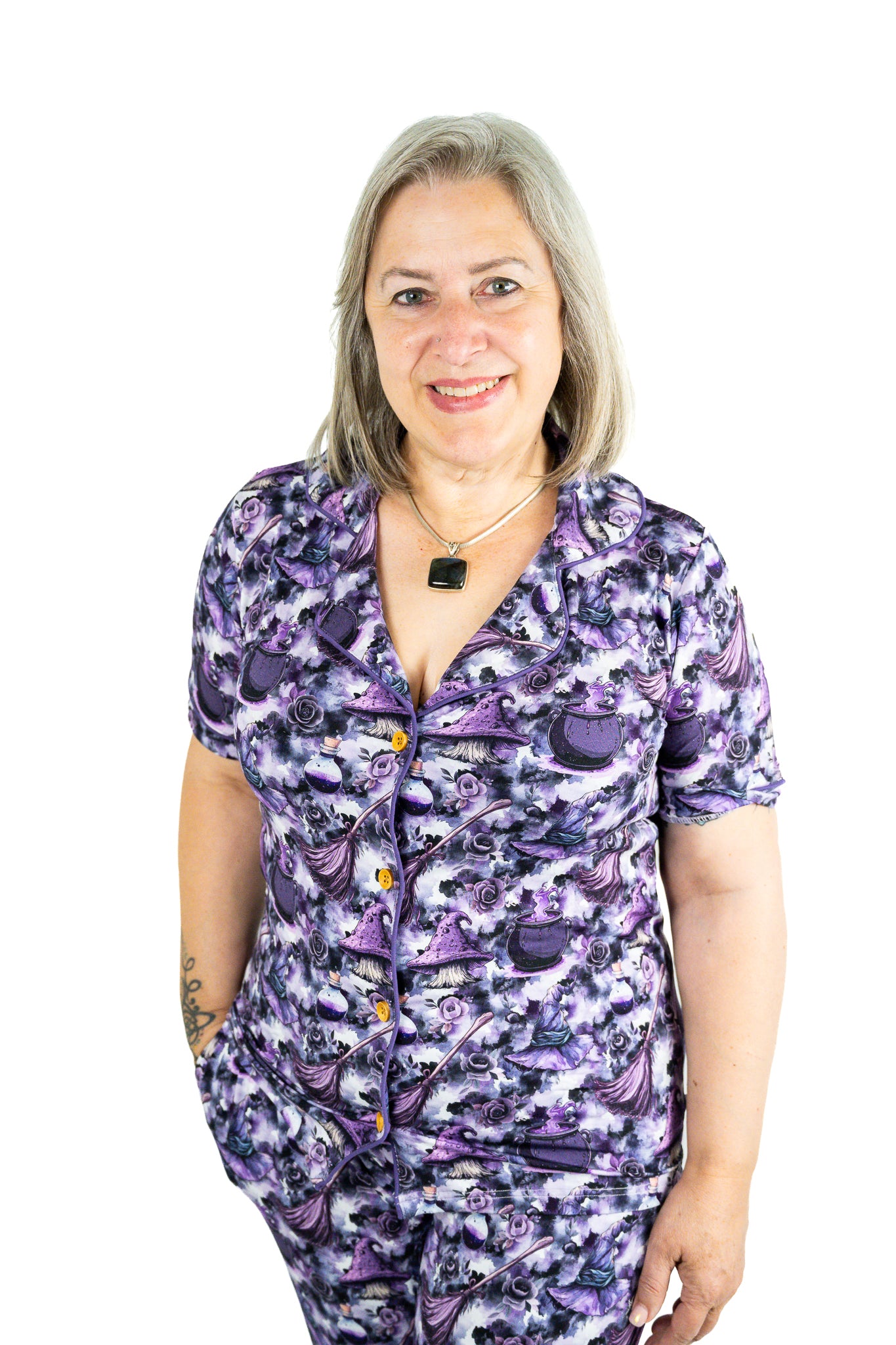 Button-Up Pajama Set