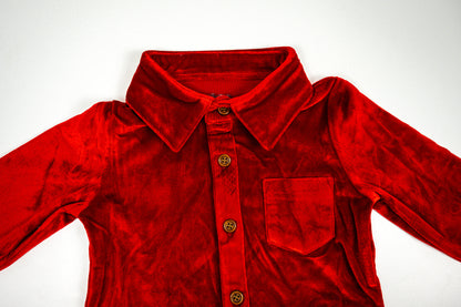Festive Fairytale Crushed Velvet Shirt