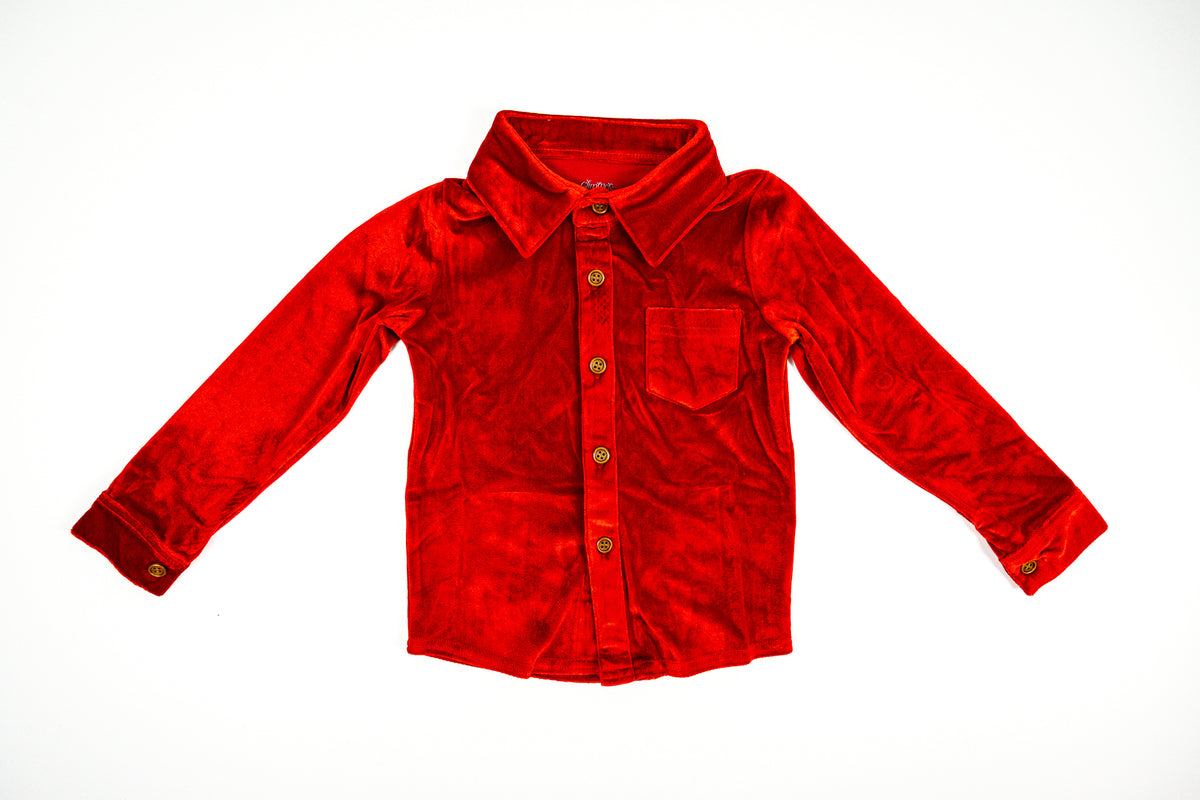 Festive Fairytale Crushed Velvet Shirt