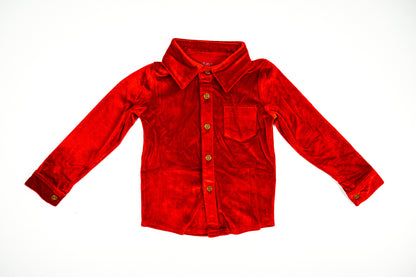Festive Fairytale Crushed Velvet Shirt