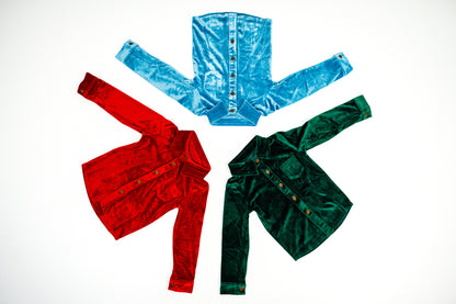 Festive Fairytale Crushed Velvet Shirt