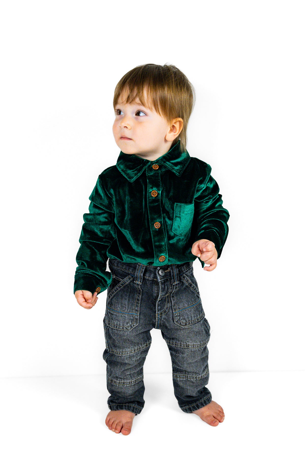 Festive Fairytale Crushed Velvet Shirt