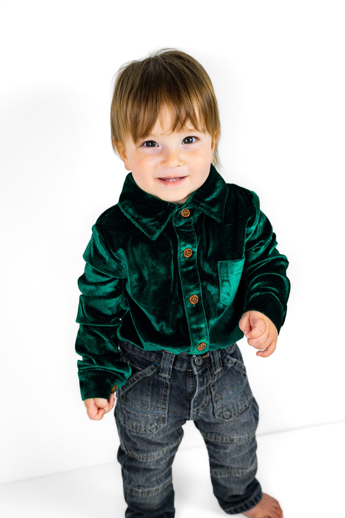 Festive Fairytale Crushed Velvet Shirt